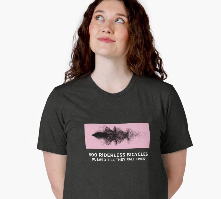 800 Riderless Bicycles